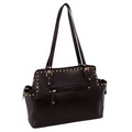 Parinda 11252 FELICITY (Chocolate) Pebble Grain Faux Leather Tote